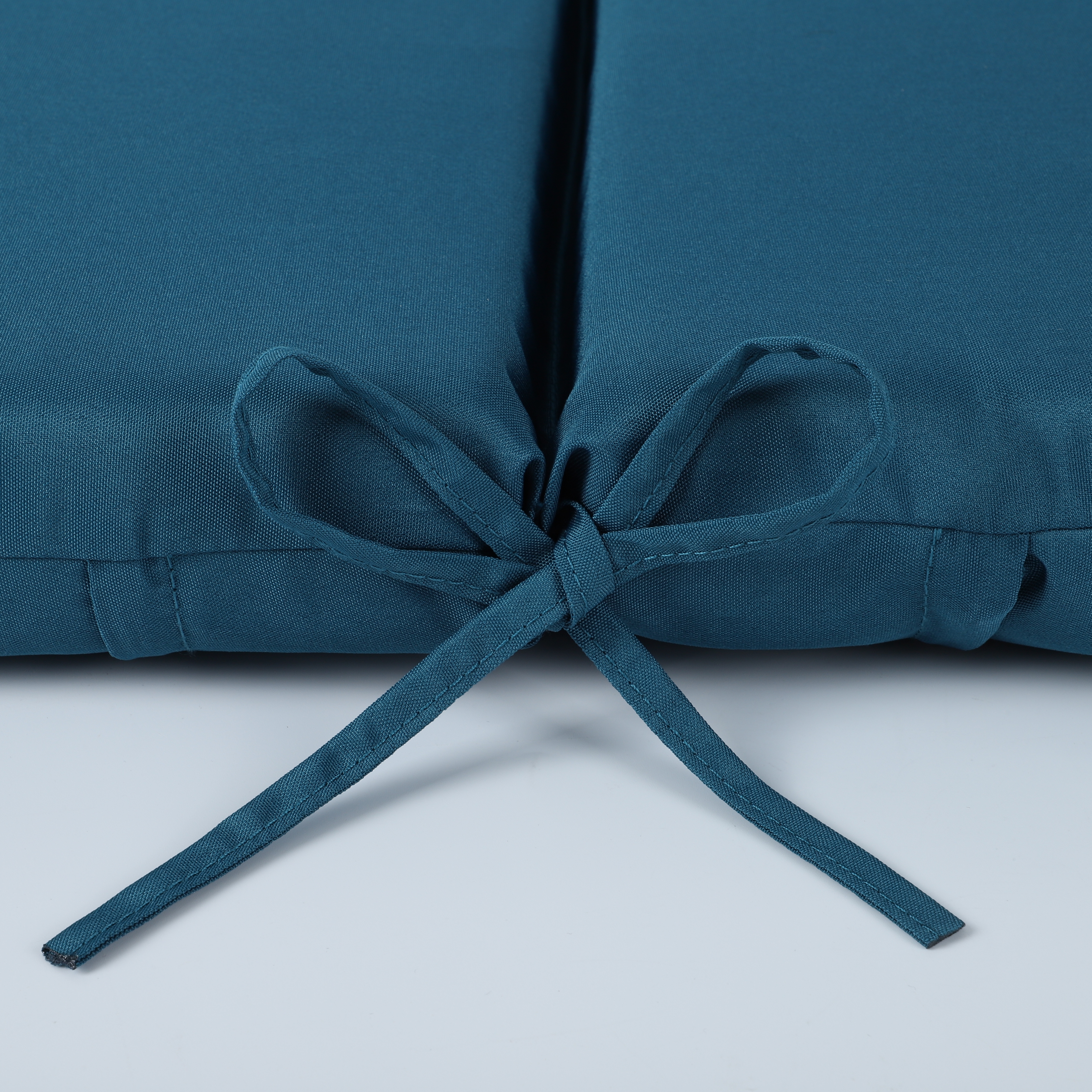 Lake Blue 2-Piece Outdoor Chaise Lounge Cushion Set - UV Resistant Replacement Patio Furniture Seat Pads with Adjustable Straps