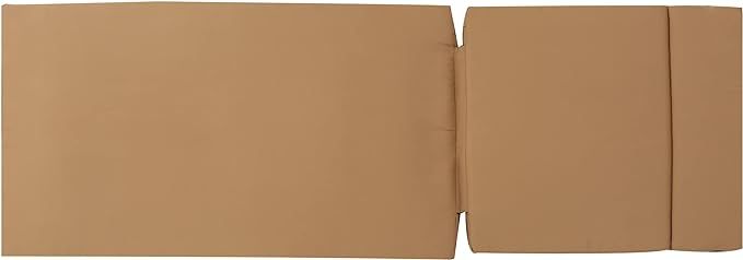 Set of 2 Outdoor Chaise Lounge Cushions - Water-Resistant Patio Replacement Pads with Ties