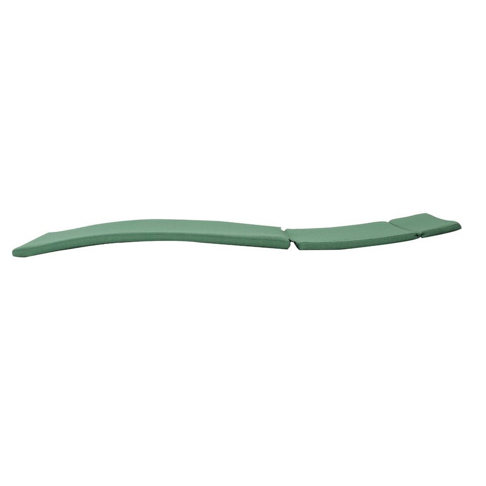 Salem Outdoor Chaise Lounge Cushion - Water-Resistant Patio Replacement Pad in Jungle Green