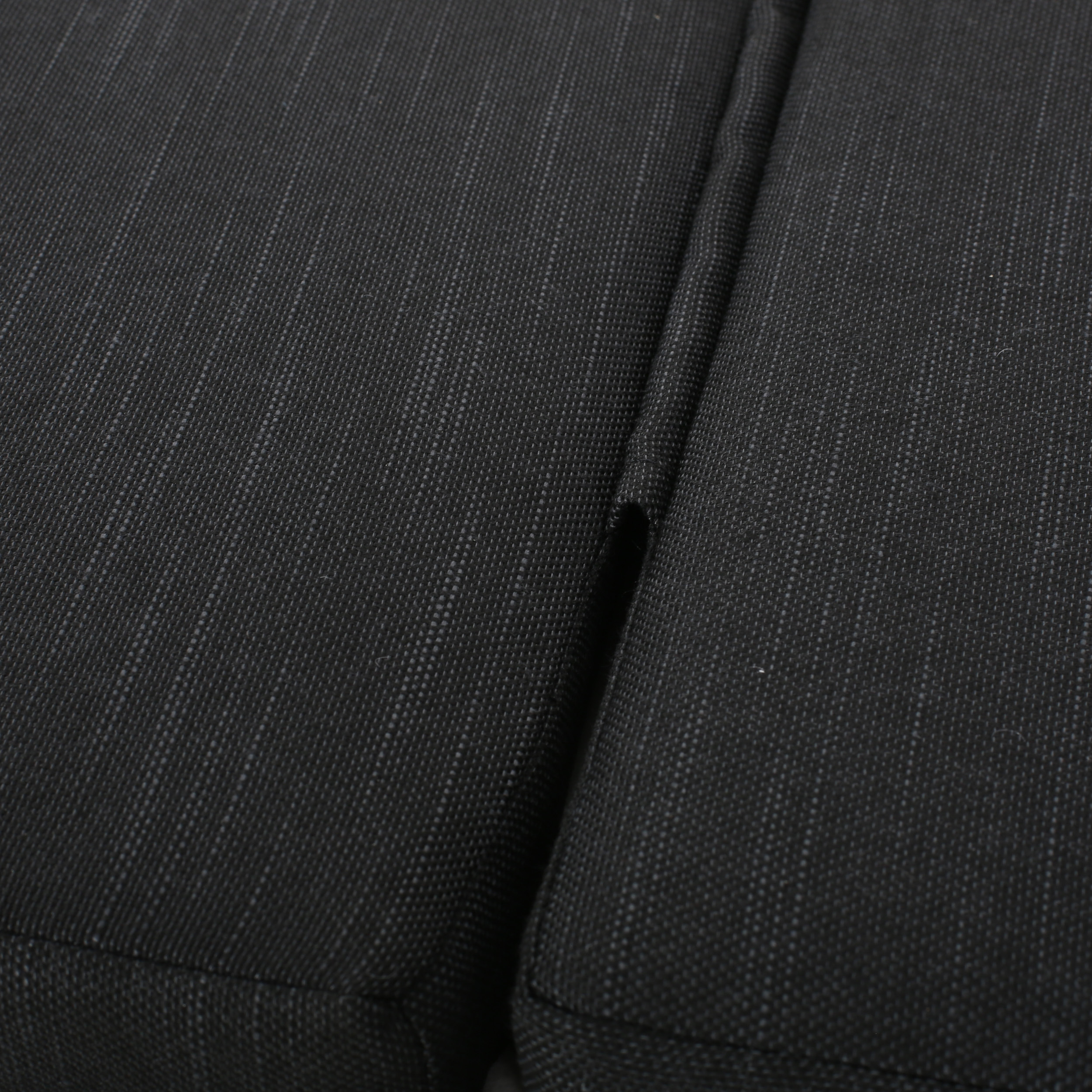 Outdoor Chaise Lounge Cushion - Dark Gray Water-Resistant Patio Lounger Pad with Ties