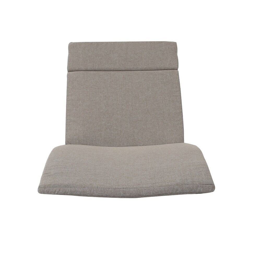 52005.00CUSH-CHR Salem Outdoor Chaise Lounge Cushion Set (2-Pack) - Water-Resistant Charcoal Fabric