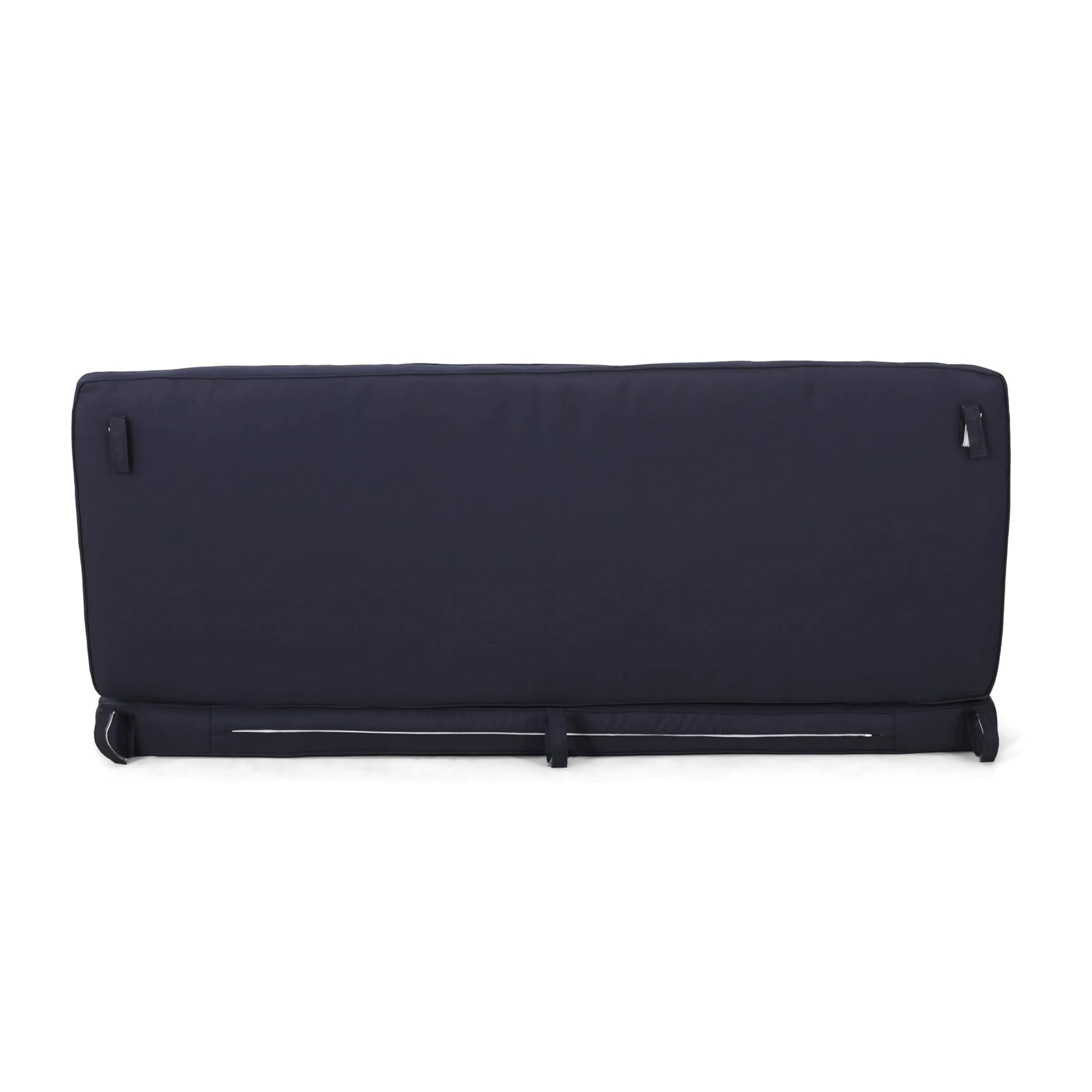 CAROLINA Navy Outdoor Cushion Set - Water-Repellent Patio Furniture Replacement for Loveseat & Club Chairs