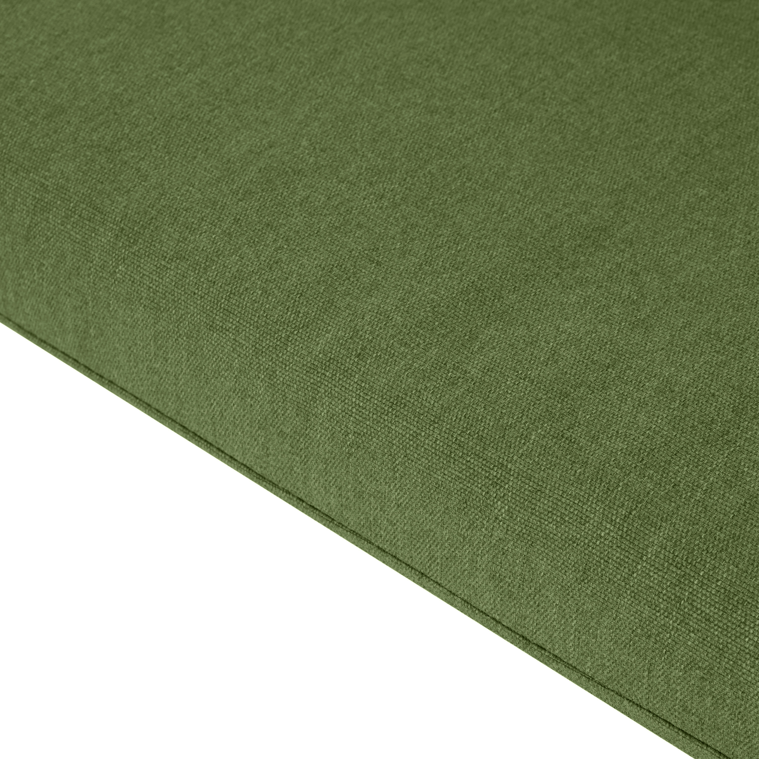 Noah Outdoor Chaise Lounge Cushion - Water-Repellent Patio Furniture Pad with Ties, UV Resistant Garden Lounger Replacement Cushion in Green