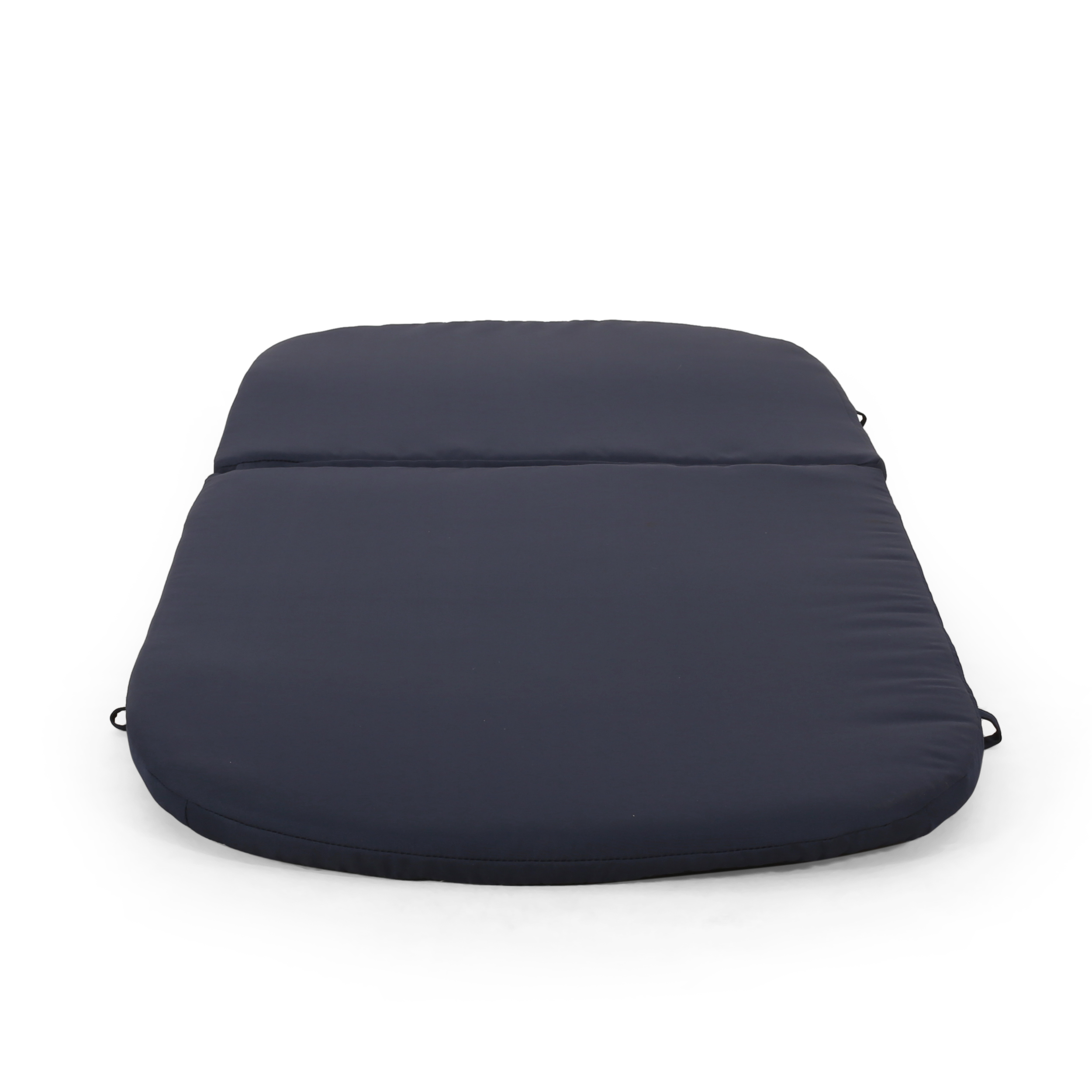 Mikaell Navy Water-Resistant Outdoor Chaise Lounge Cushion for Patio Furniture