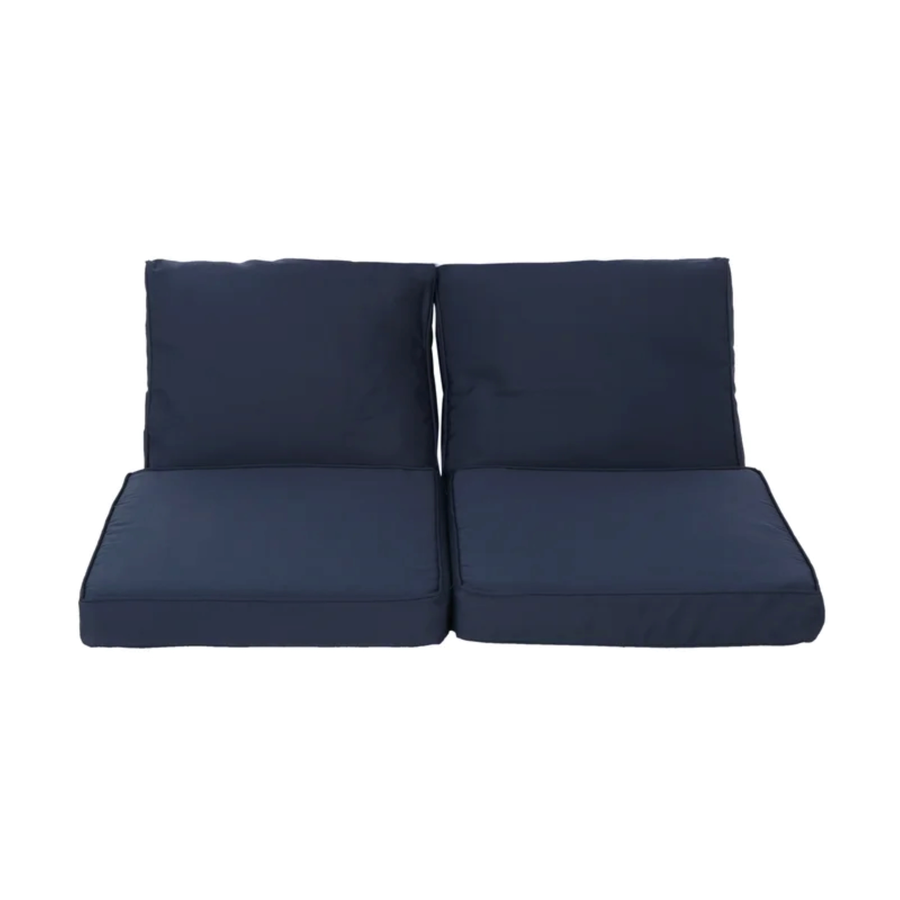 Navy Outdoor Cushion Set for Patio Furniture - Water-Resistant Replacement Seat & Back Cushions