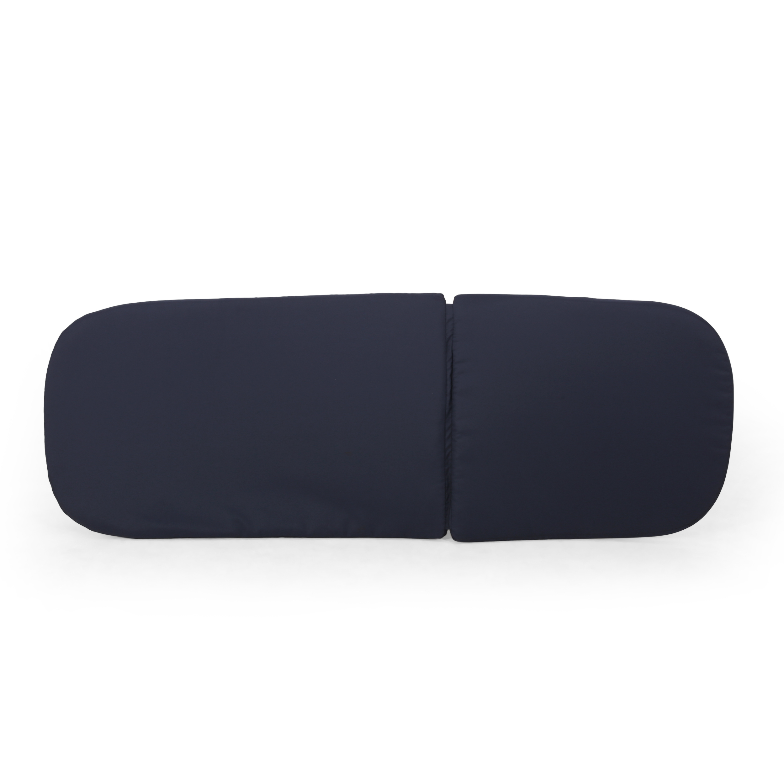 Mikaell Navy Water-Resistant Outdoor Chaise Lounge Cushion for Patio Furniture