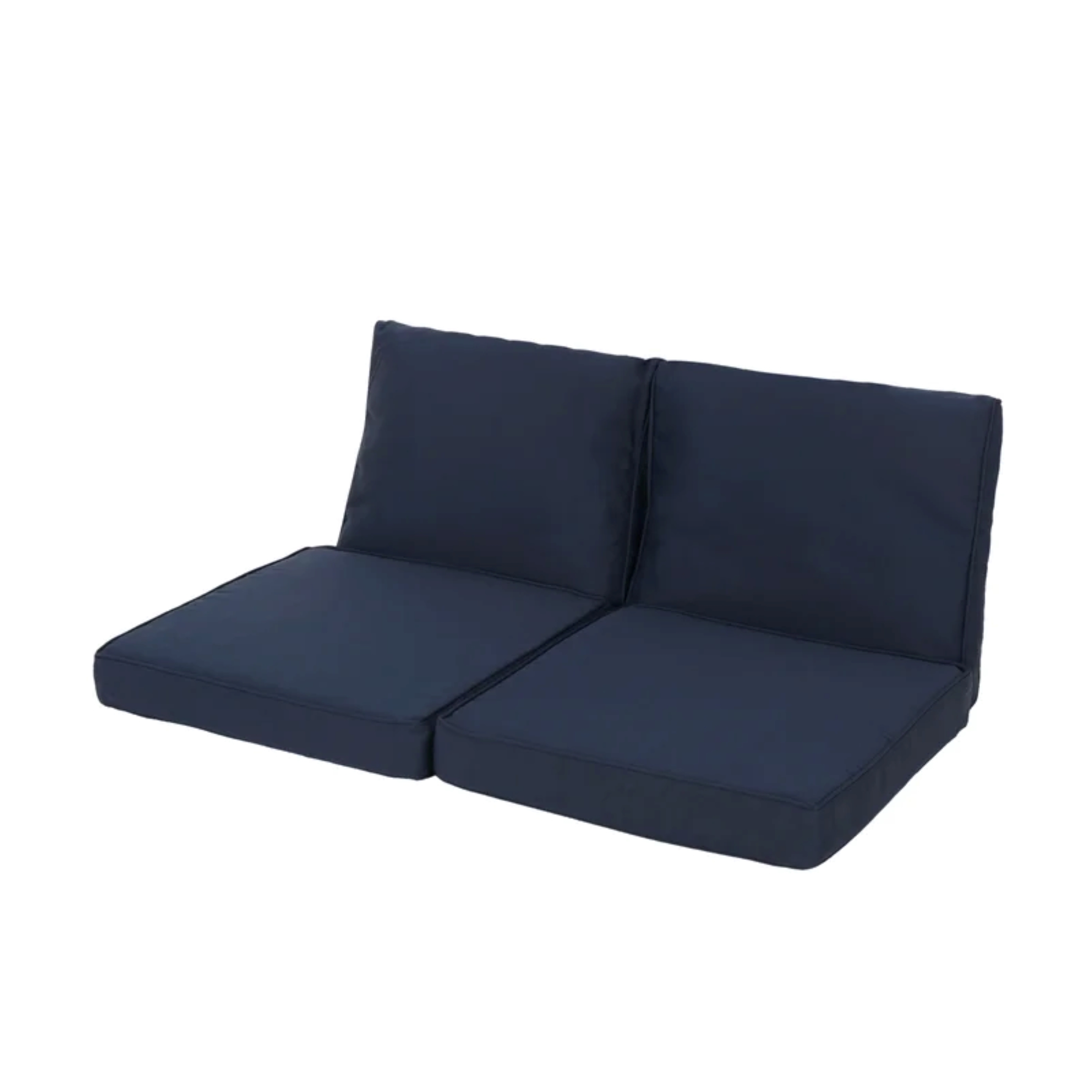 Navy Outdoor Cushion Set for Patio Furniture - Water-Resistant Replacement Seat & Back Cushions