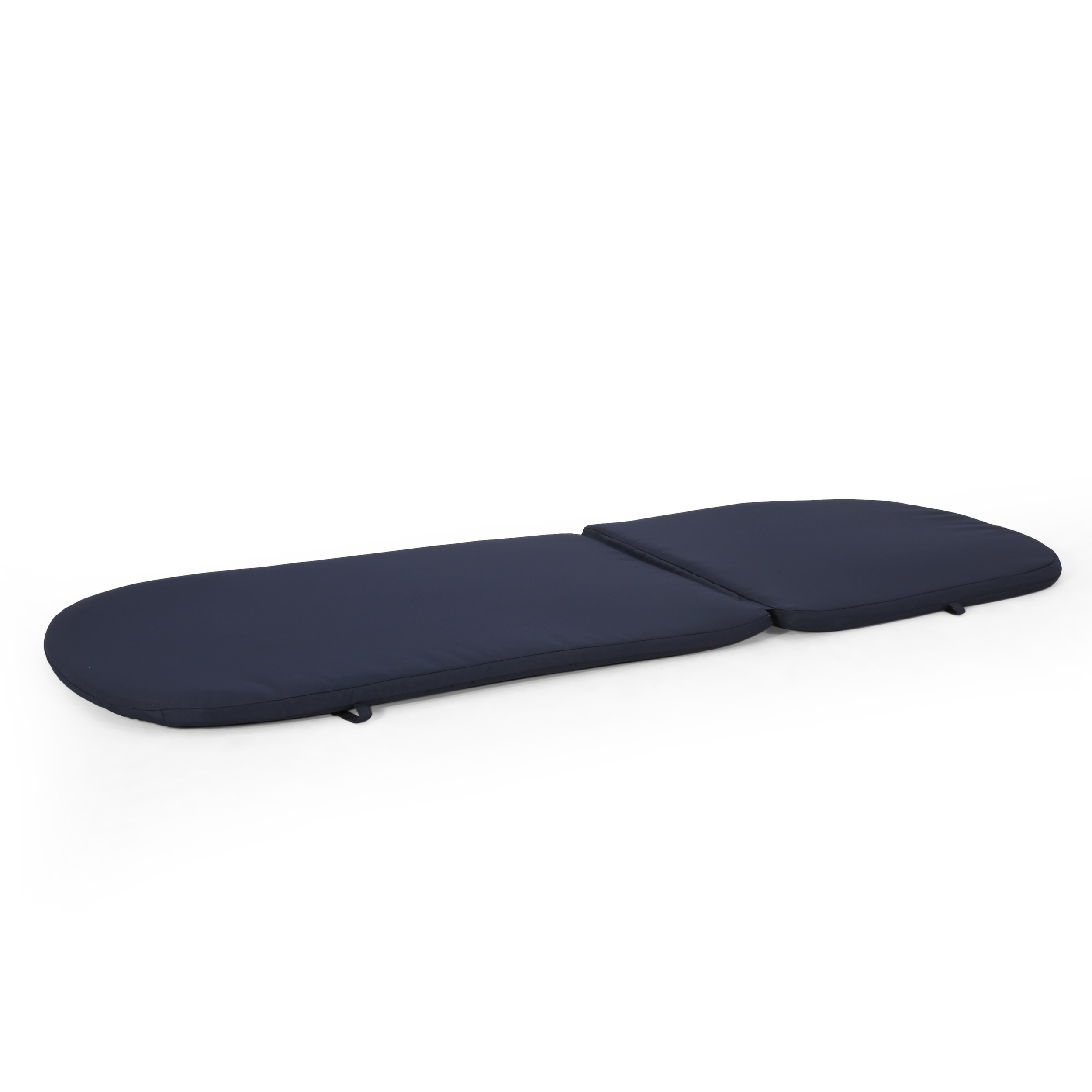 Mikaell Navy Water-Resistant Outdoor Chaise Lounge Cushion for Patio Furniture
