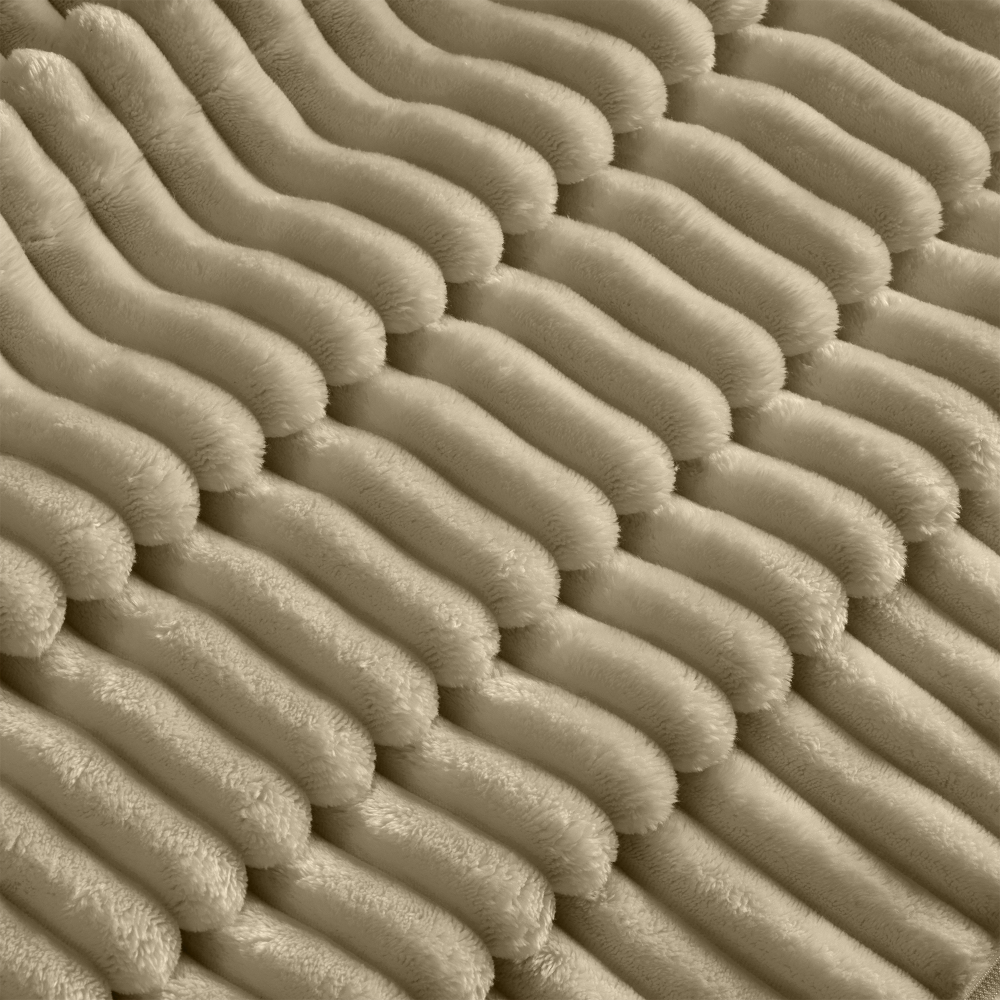 Camel Corduroy Modular Sofa with 3 Ottomans | Oversized Deep Seat Cloud Couch | Removable Slipcovered Sectional Sleeper