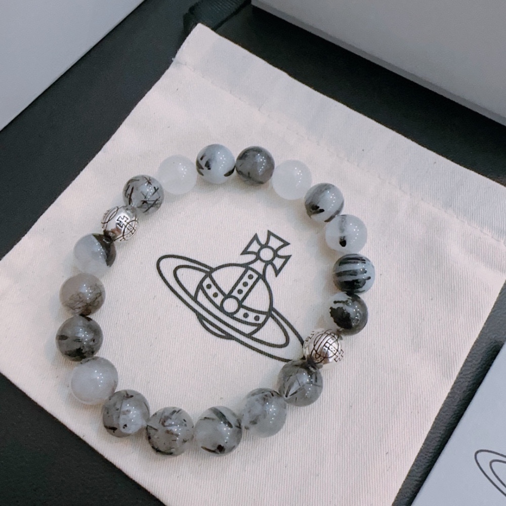 Multi-Element Agate Thai Silver Style Bracelet
