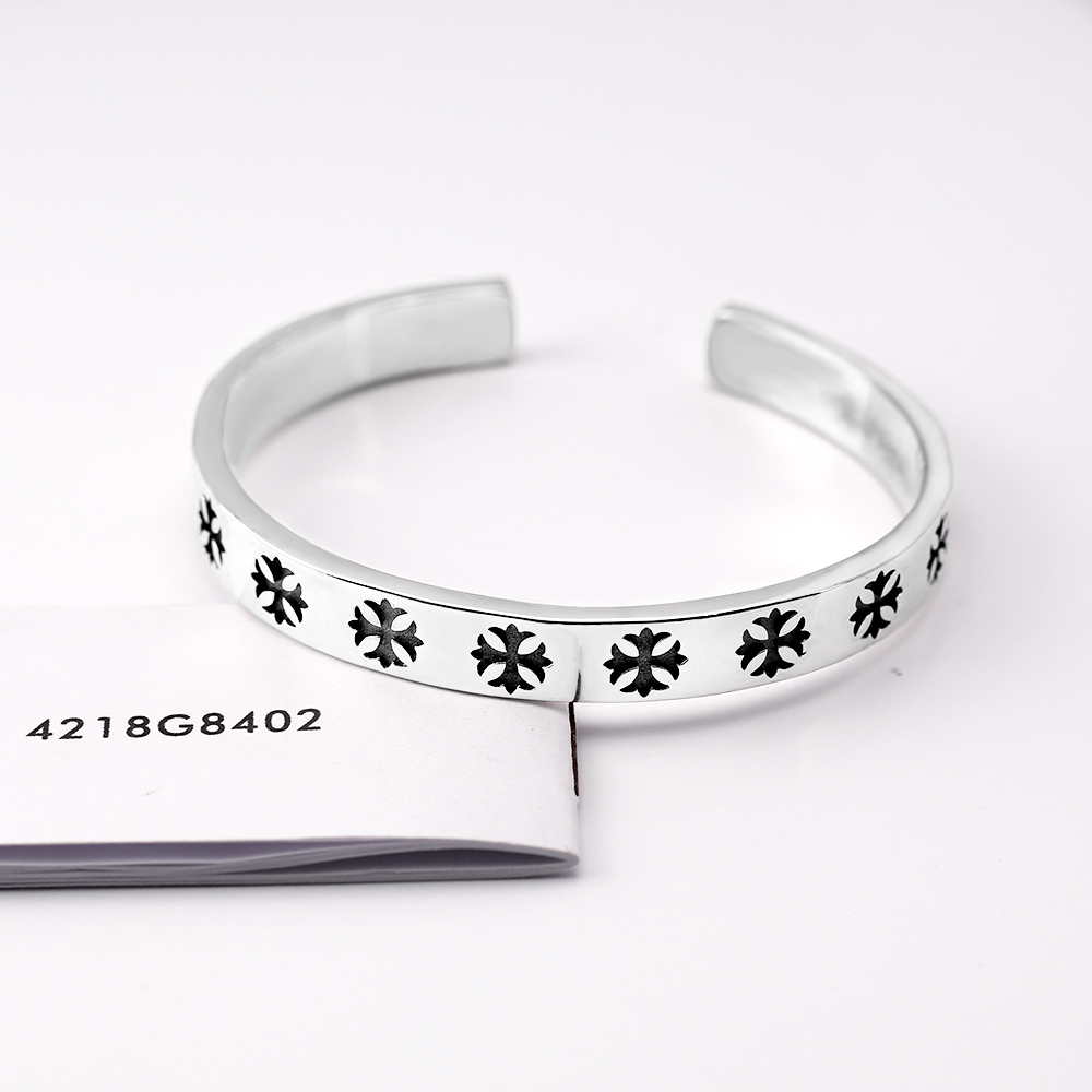 Crocus Flower Open Bracelet