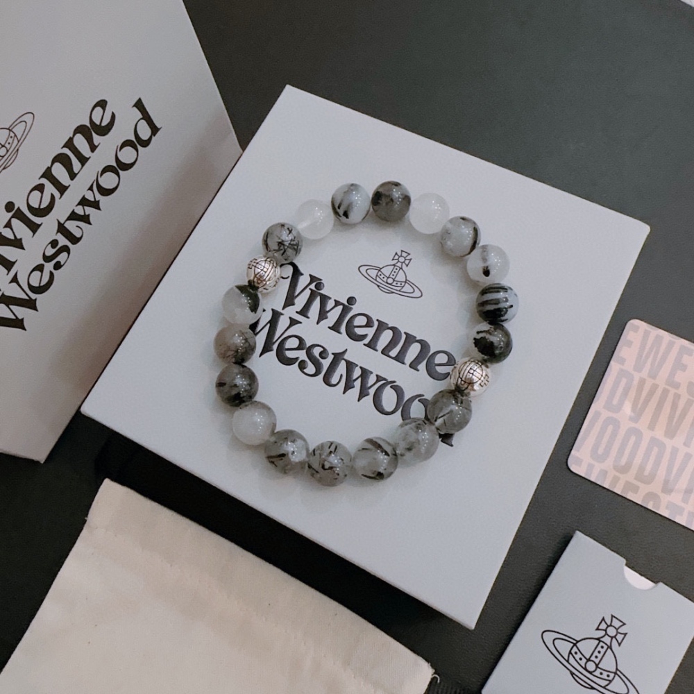 Multi-Element Agate Thai Silver Style Bracelet
