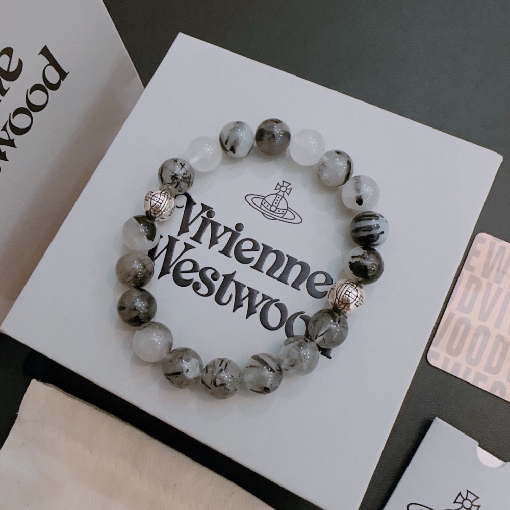 Multi-Element Agate Thai Silver Style Bracelet