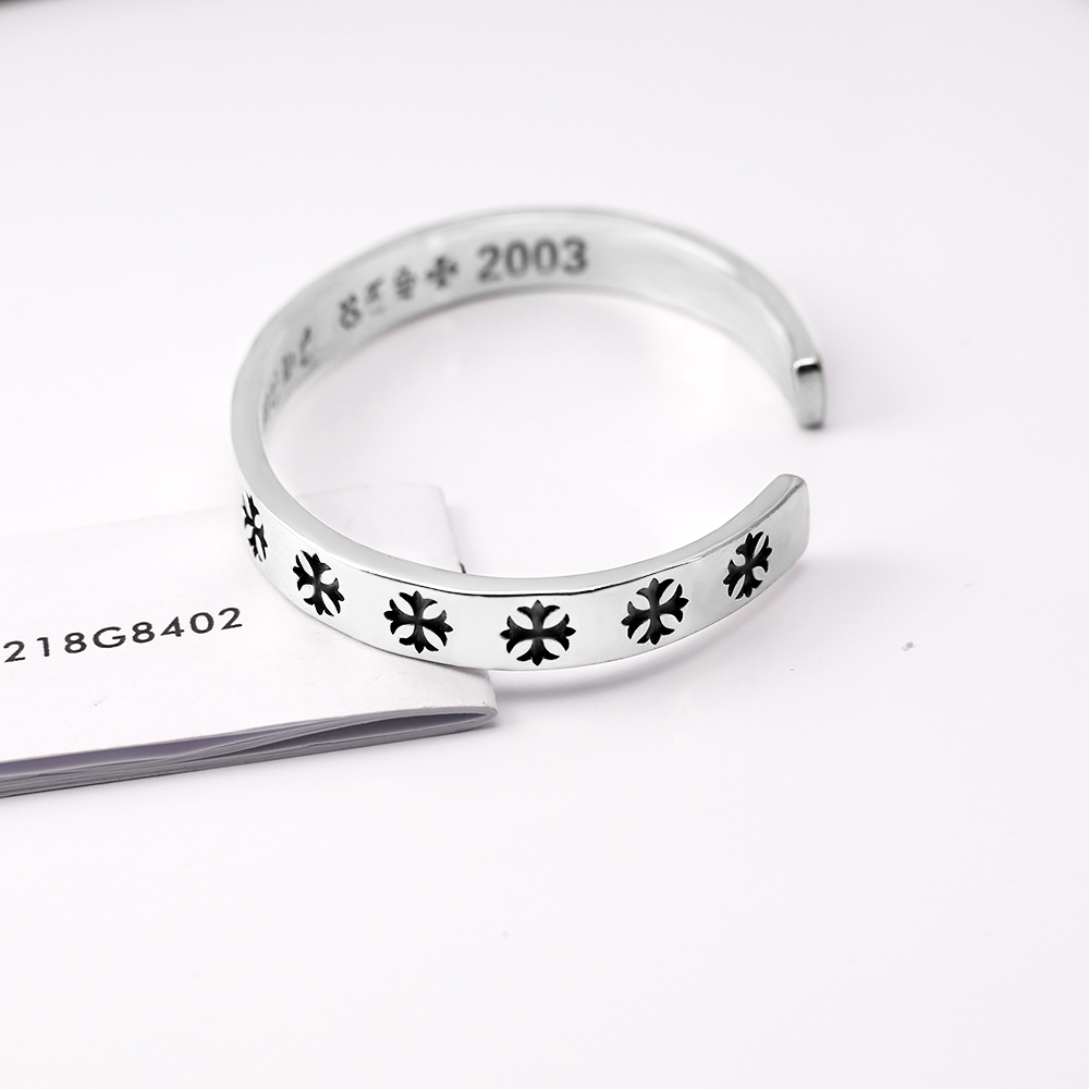 Crocus Flower Open Bracelet