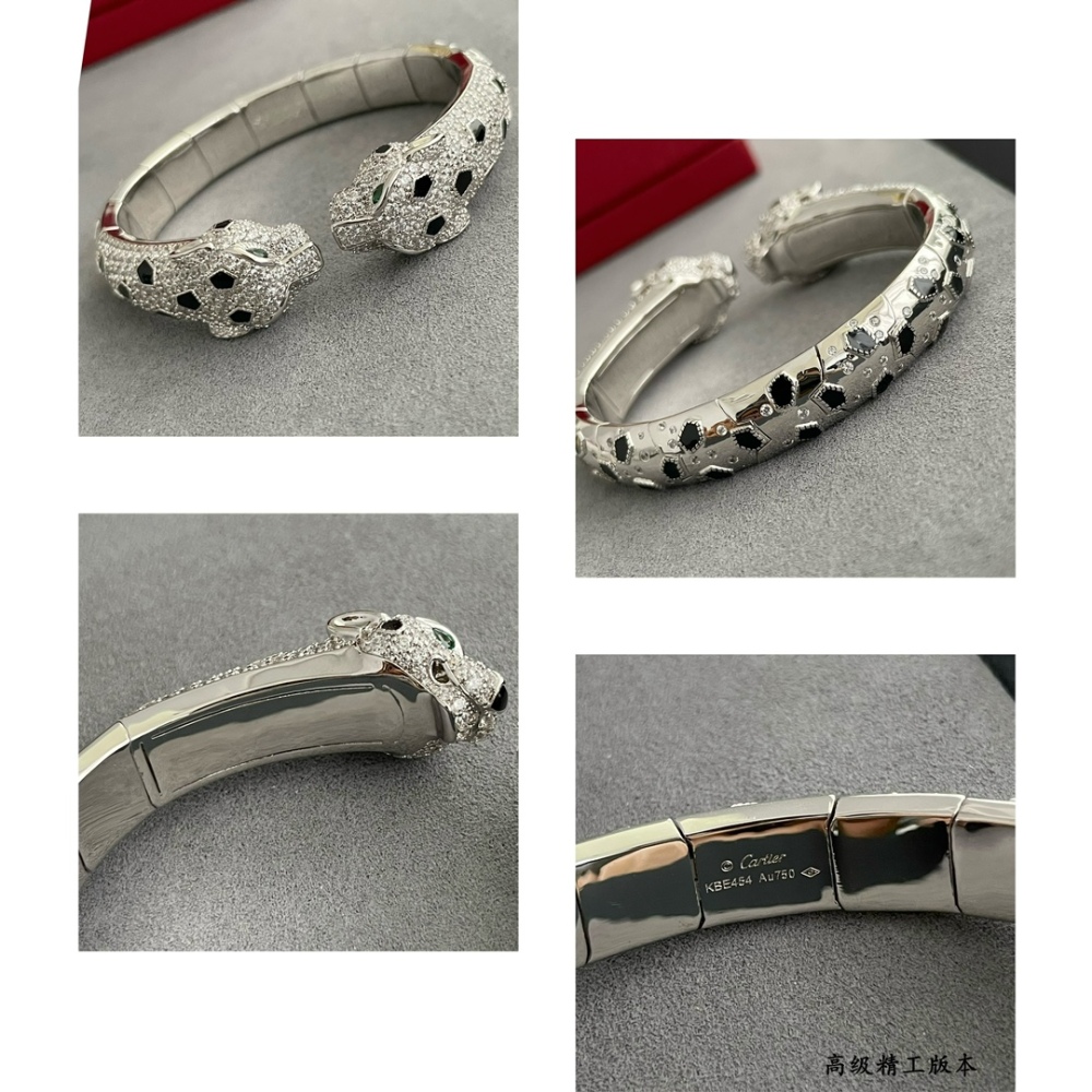 Cartier Two Headed Spotted Leopard Bracelet in Asian Gold bracelet