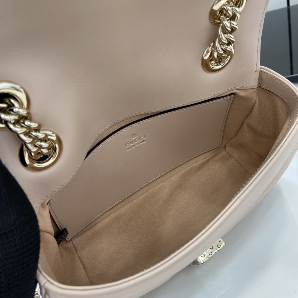 GG Marmont Collection Quilted Mini Handbag.