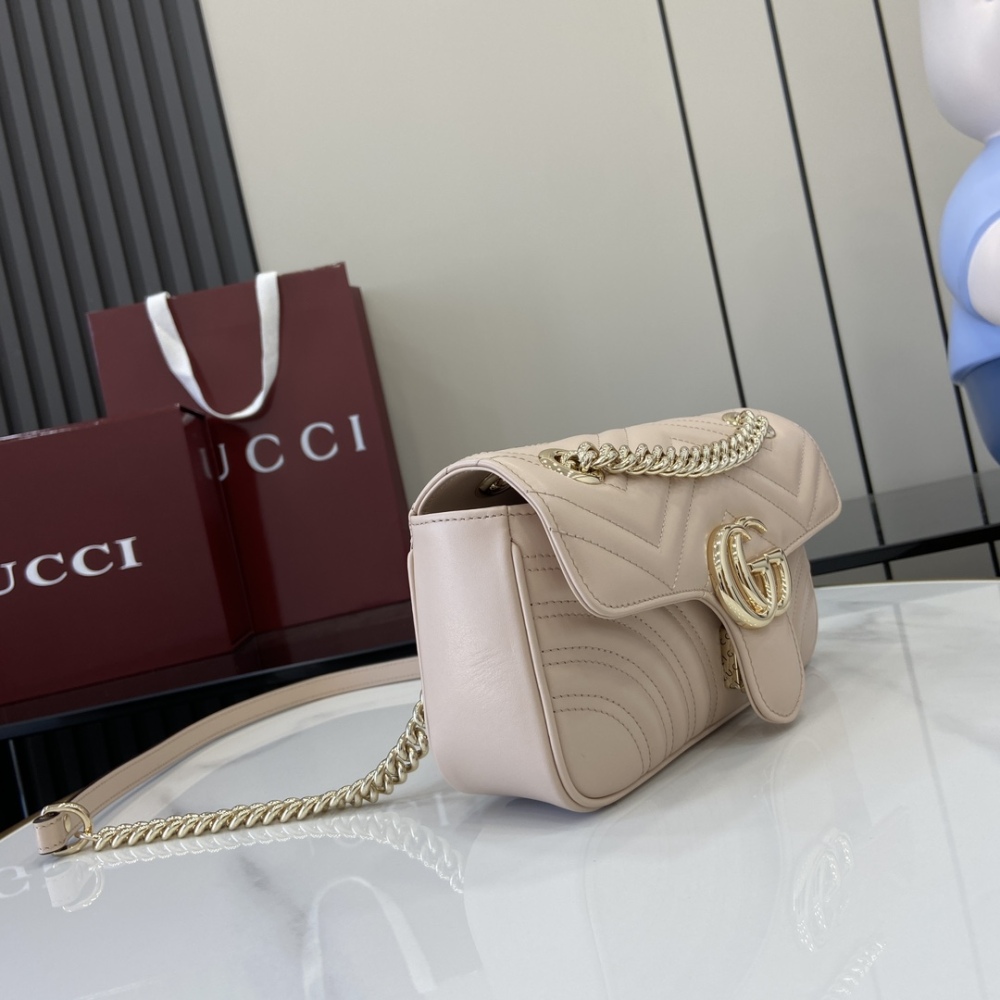 GG Marmont Collection Quilted Mini Handbag.