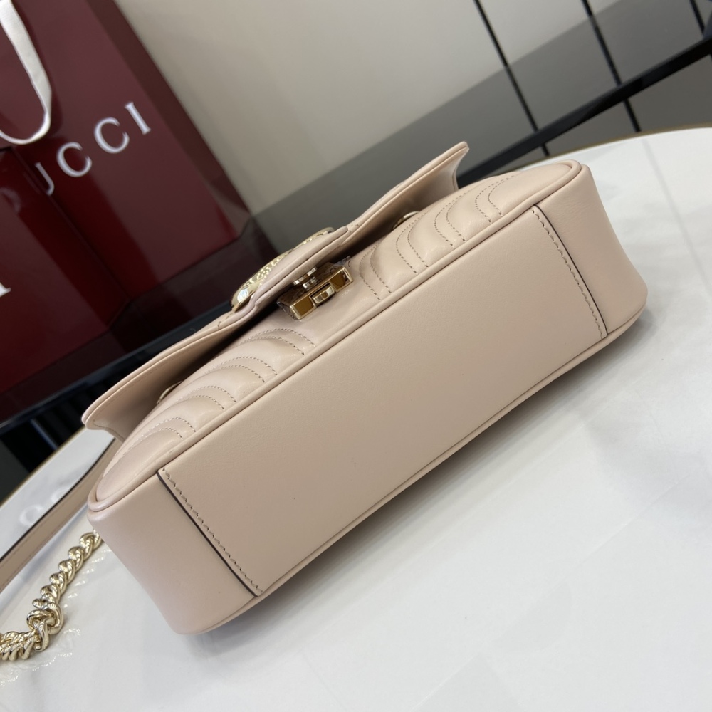 GG Marmont Collection Quilted Mini Handbag.