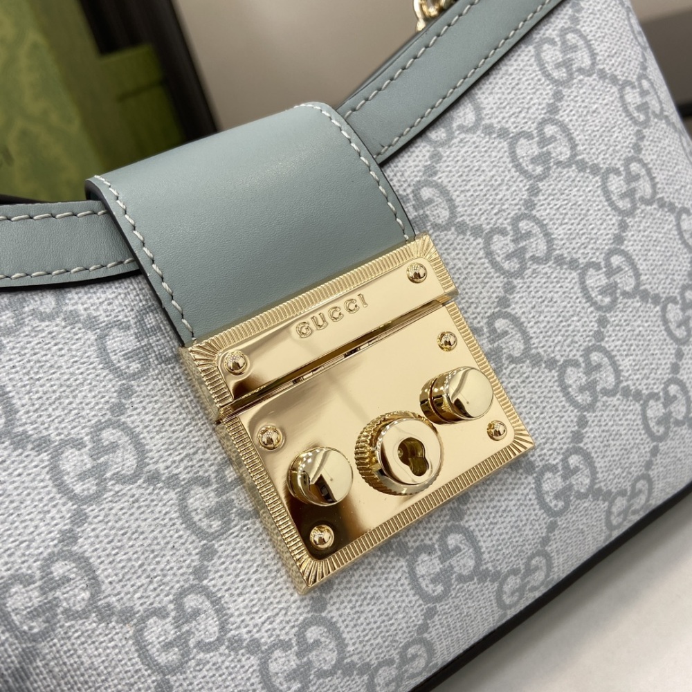 GG Padlock Series Small Shoulder Backpack.