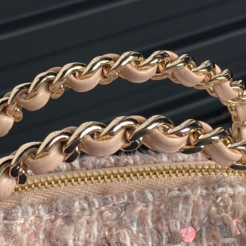 24B Autumn/Winter New Tweed Sequin Shell Bag