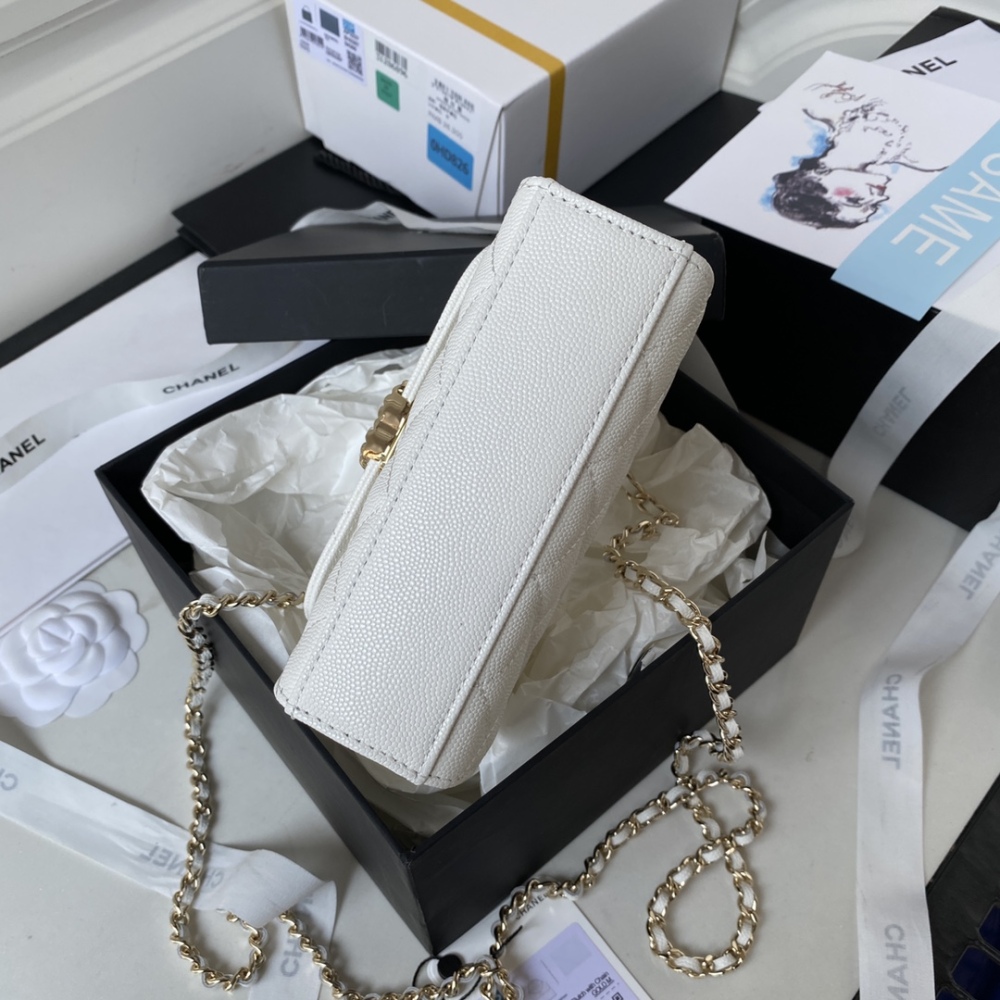 23p Chanel Dark Horse Kelly Long Handle Bag