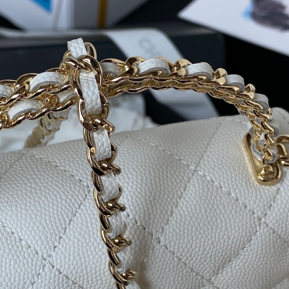 23p Chanel Dark Horse Kelly Long Handle Bag