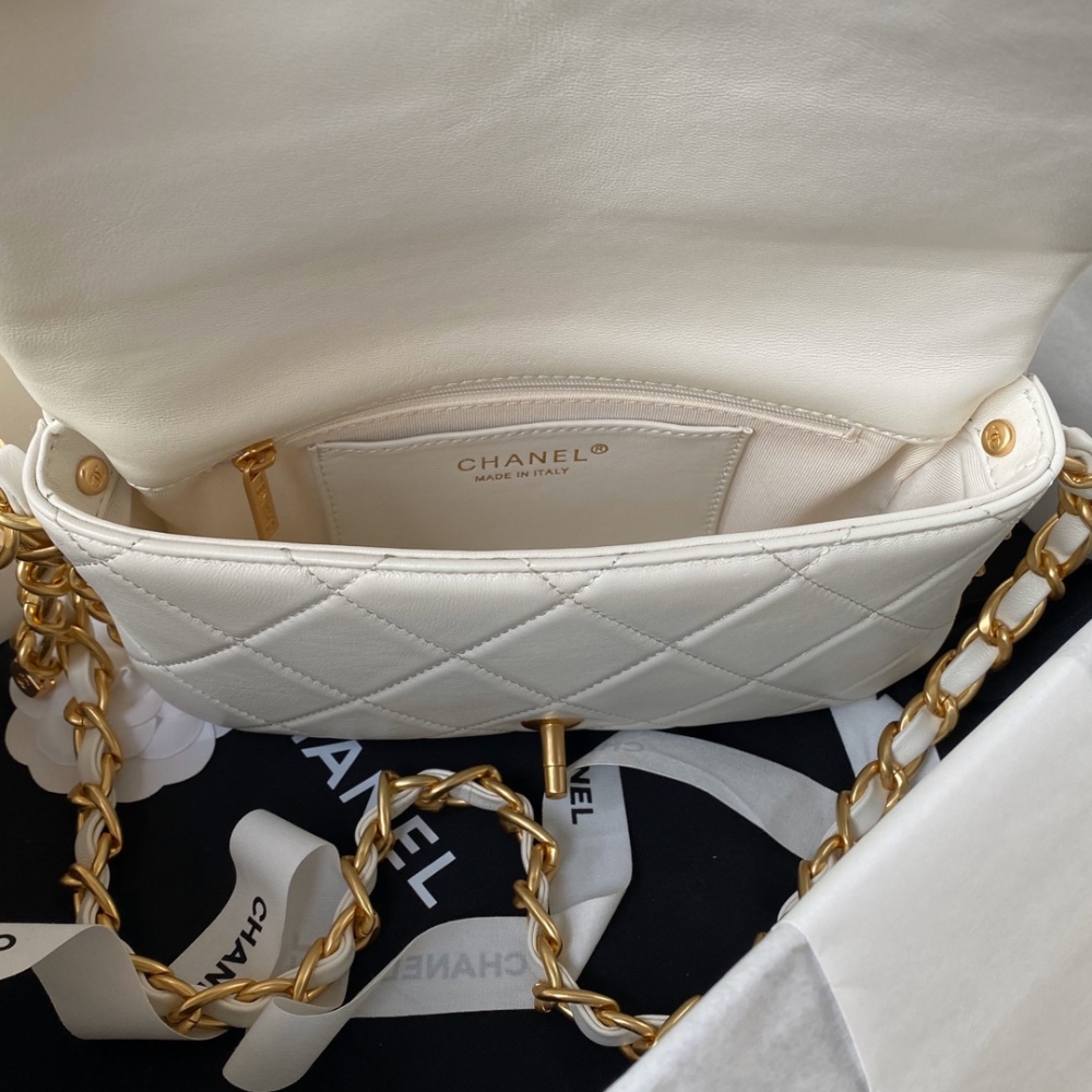 23k new piped flap bag adjustable