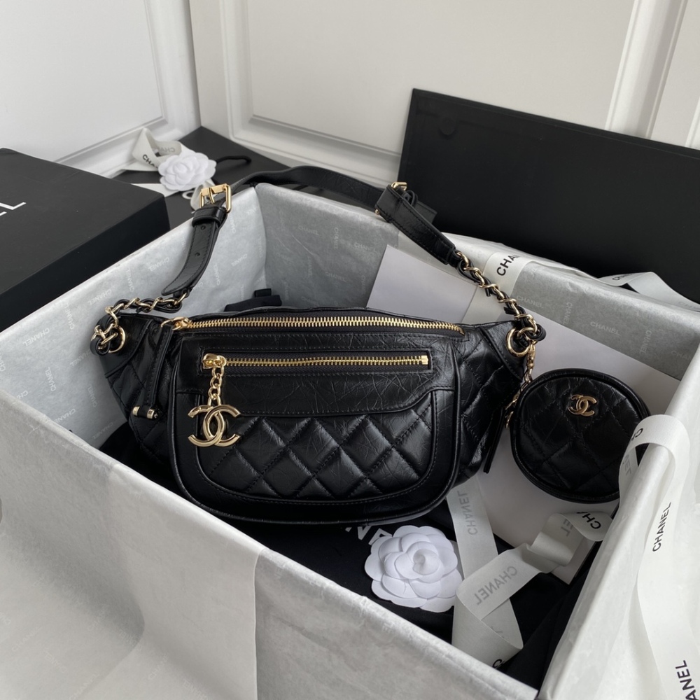 Ohanel AS1077 Chanel bag 19 autumn and winter new waist