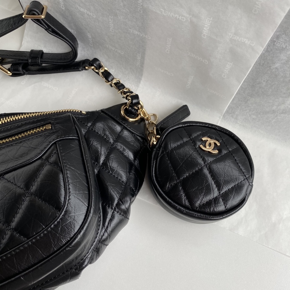 Ohanel AS1077 Chanel bag 19 autumn and winter new waist