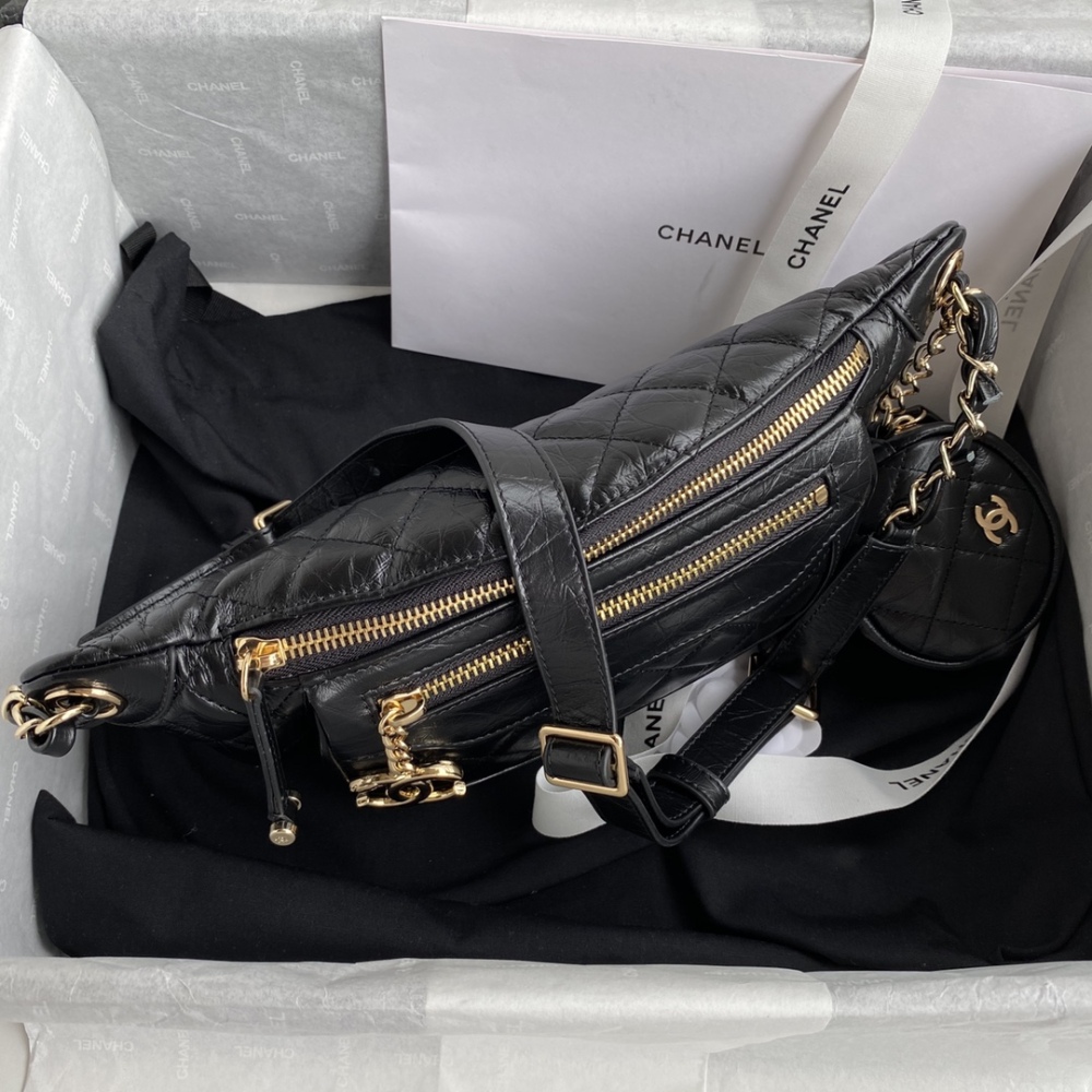 Ohanel AS1077 Chanel bag 19 autumn and winter new waist