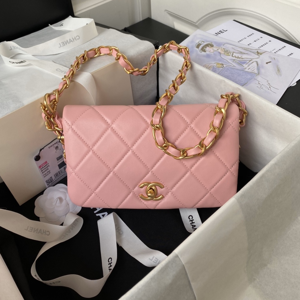23k new piped flap bag adjustable