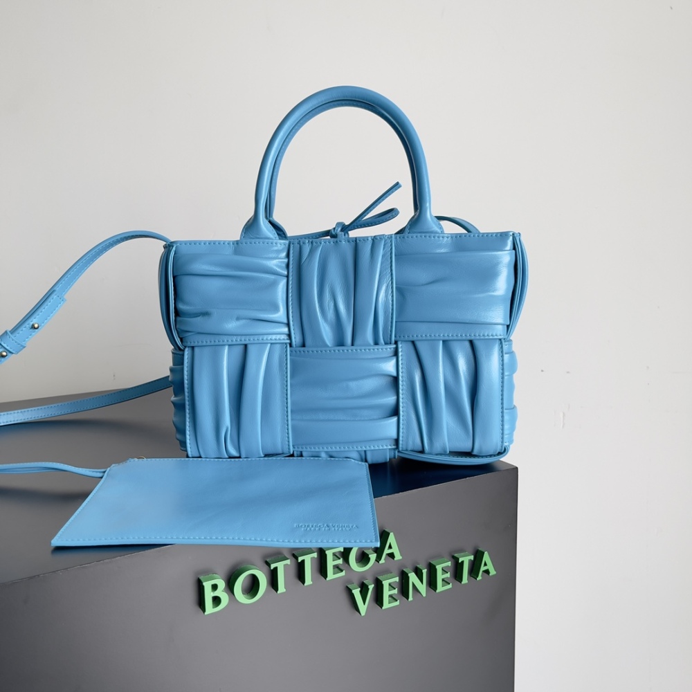 BV Cute as hell pleated mini tote bag!