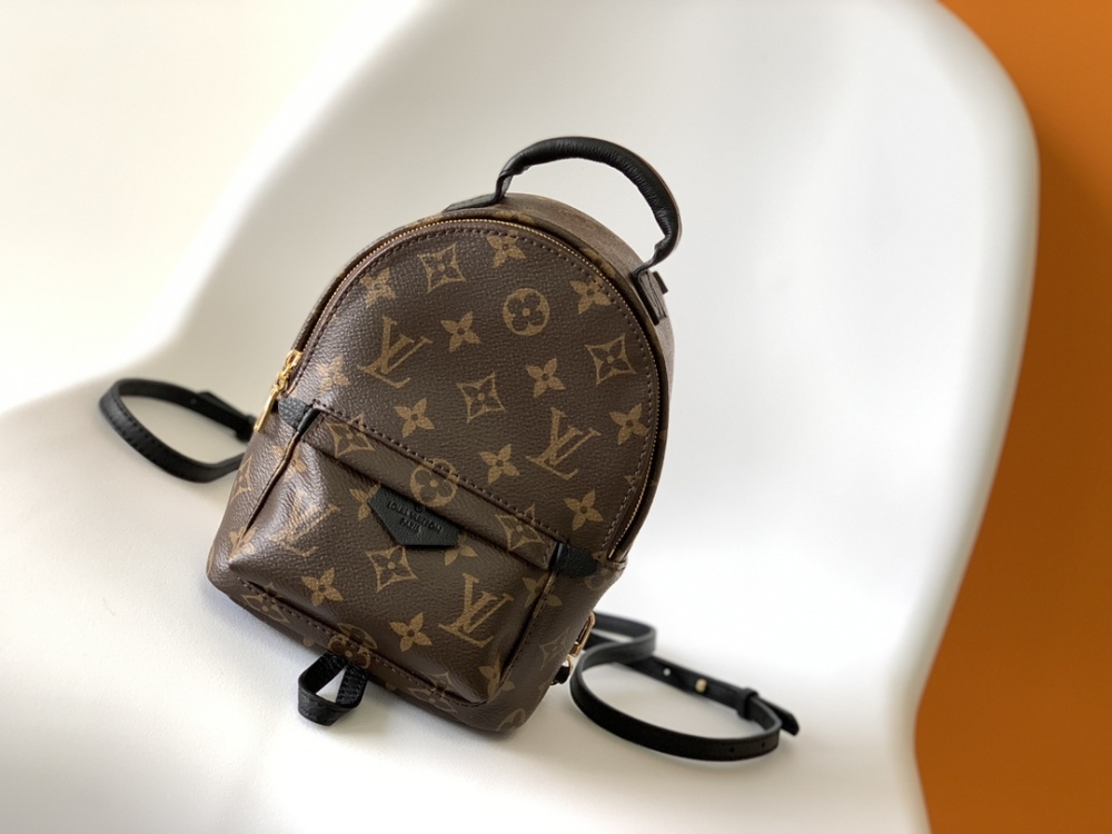 mini backpack MONOGRAM BACKPACK MINI shoulder bag colored flowers