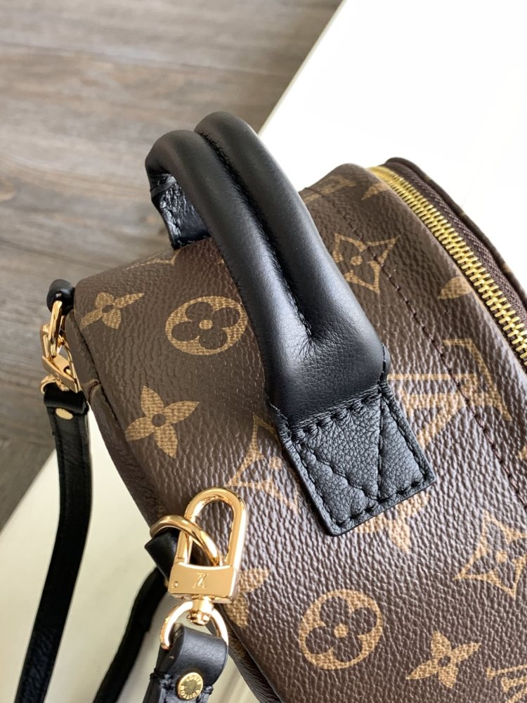 mini backpack MONOGRAM BACKPACK MINI shoulder bag colored flowers