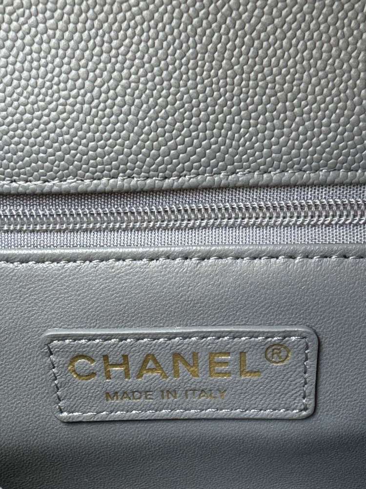 chanel 2024K new 92990 car edge lining with lambskin coco handle Mouth cover handbags