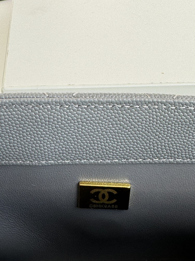 chanel 2024K new 92990 car edge lining with lambskin coco handle Mouth cover handbags