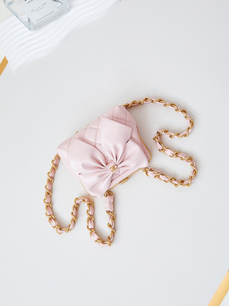 chanel  24A Bow Tie Froggy Bags are so cute,