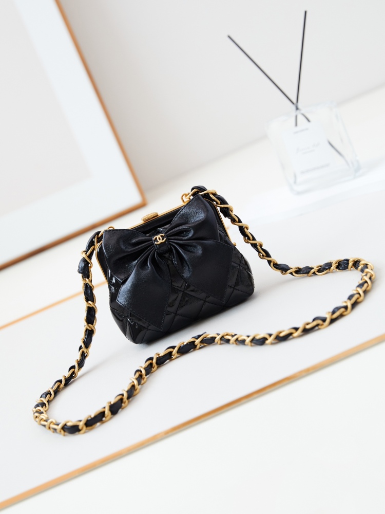 chanel  24A Bow Tie Froggy Bags are so cute,