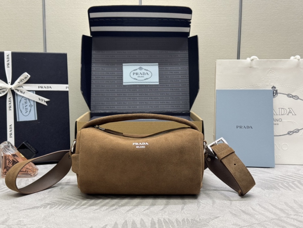 Prada new suede suede handbag.