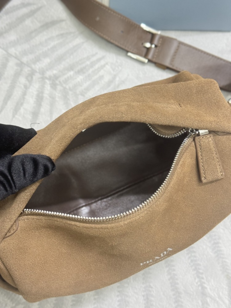 Prada new suede suede handbag.
