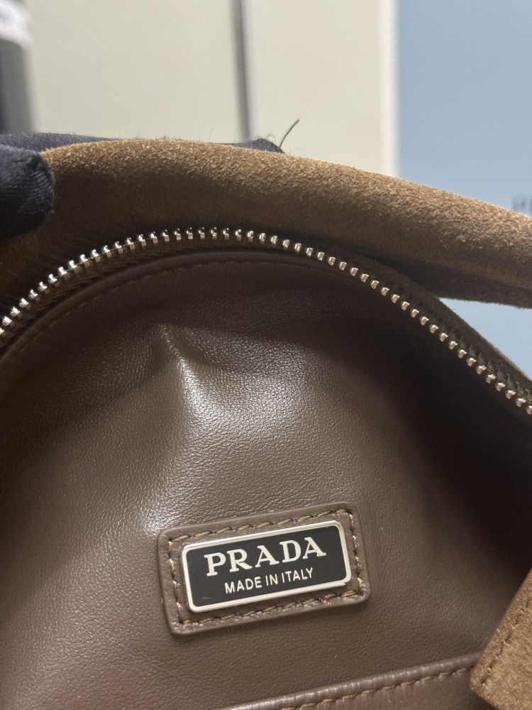 Prada new suede suede handbag.