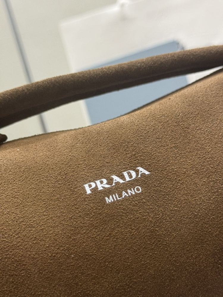 Prada new suede suede handbag.