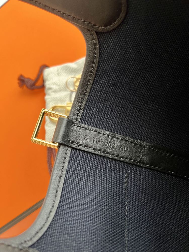 Hermes Cargo Picotin Canvas Vegetable Basket