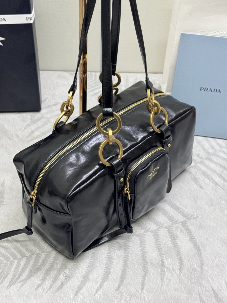 Prada Soft Lux waxed leather  bag