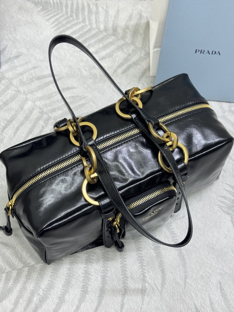 Prada Soft Lux waxed leather  bag