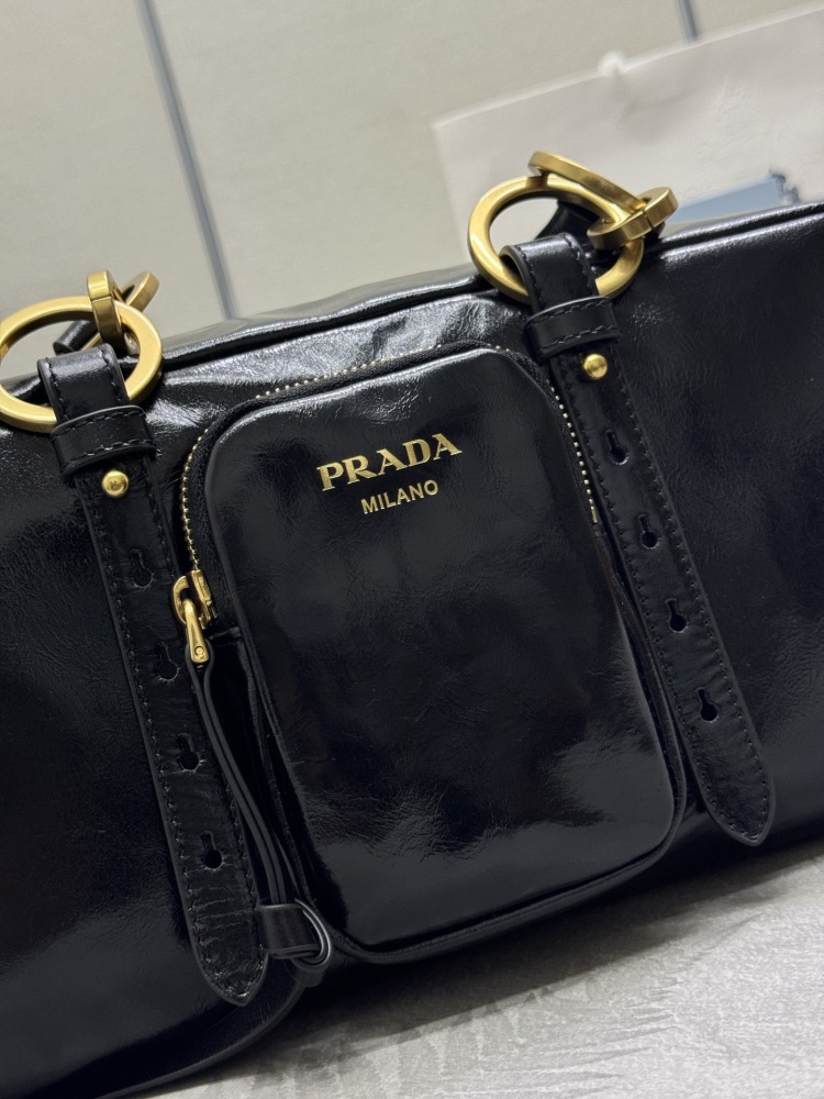 Prada Soft Lux waxed leather  bag