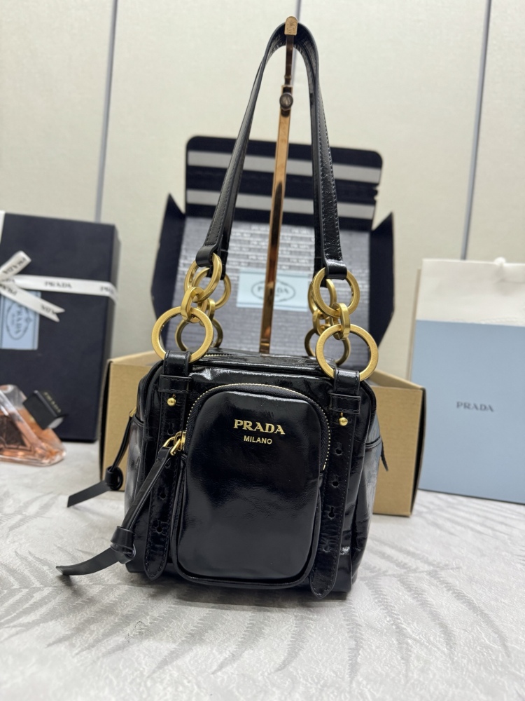 Prada Soft Lux waxed leather  bag
