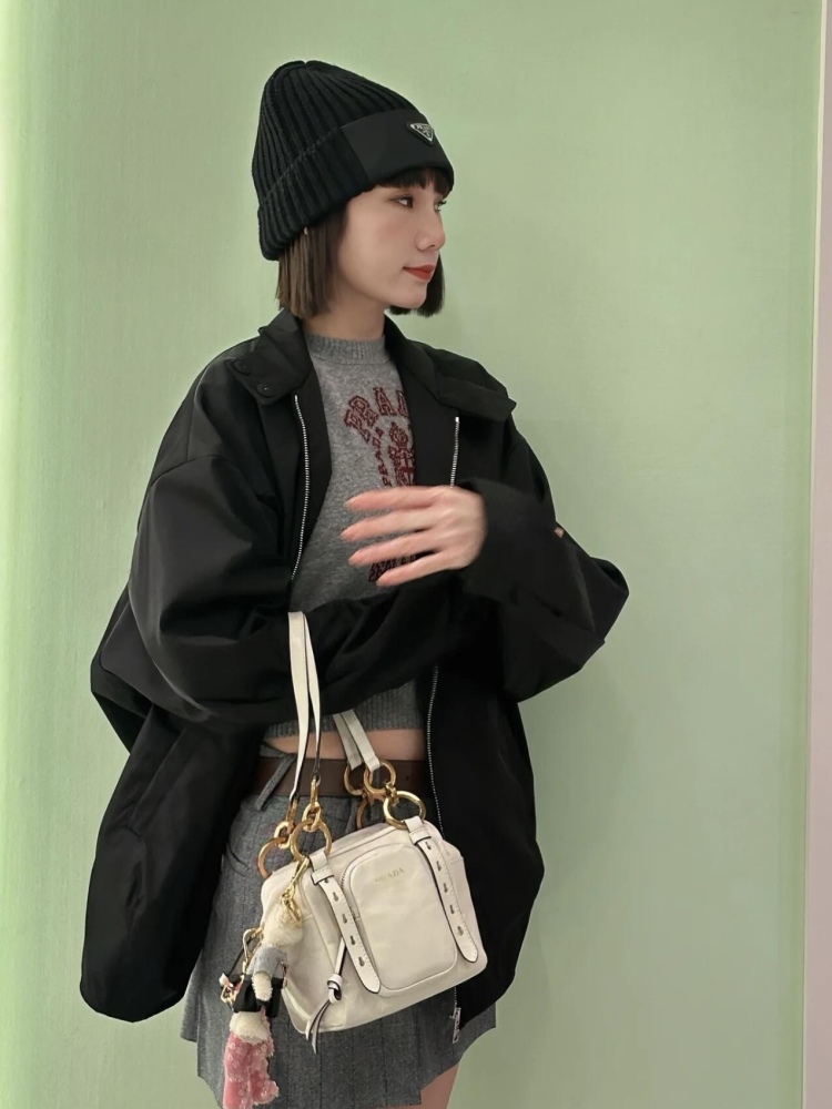 Prada Soft Lux waxed leather  bag