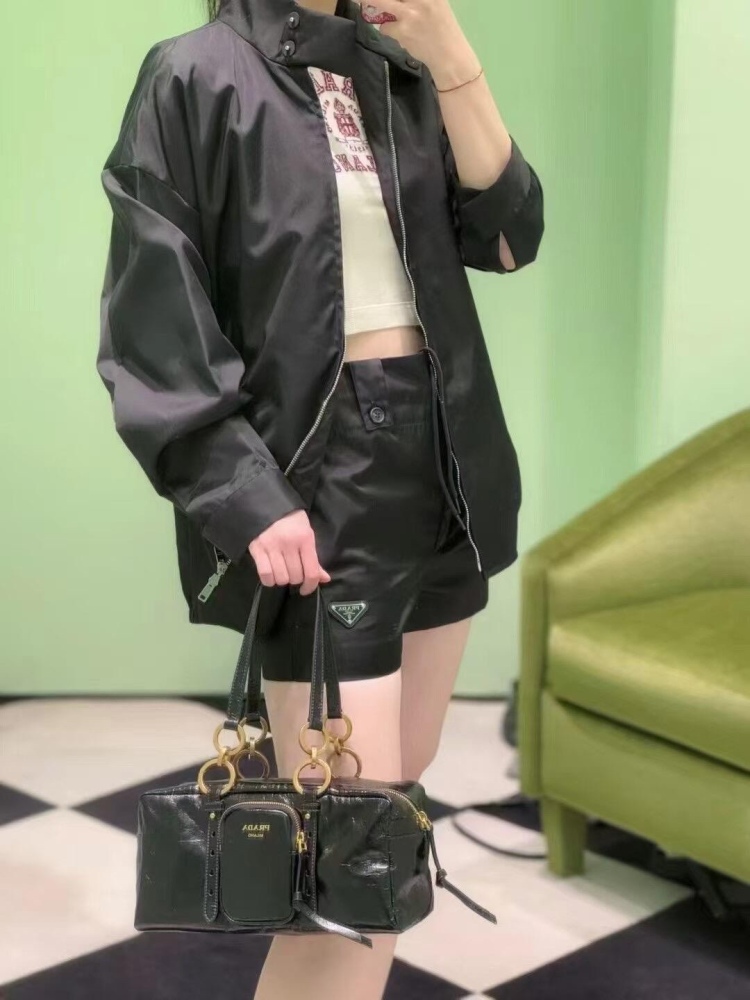 Prada Soft Lux waxed leather  bag