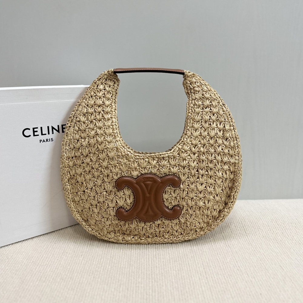 CE Hobo straw bag